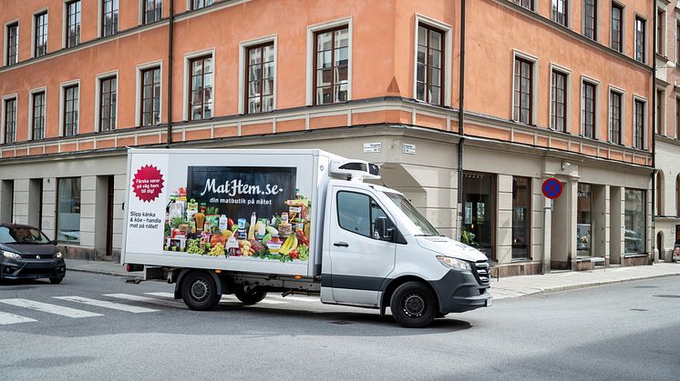 Leveransbil från MatHem