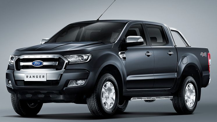 ​Ford viser ny Ranger Pickup med  tøft design, smart teknologi og lavere forbruk