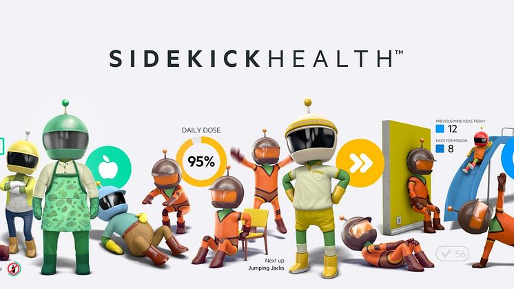 ​SidekickHealth lanserar program som förebygger stressrelaterade hälsoproblem