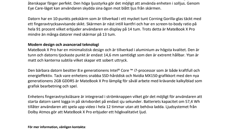 Modern design och kraftfull prestanda:  Här är Huaweis bästa laptop hittills