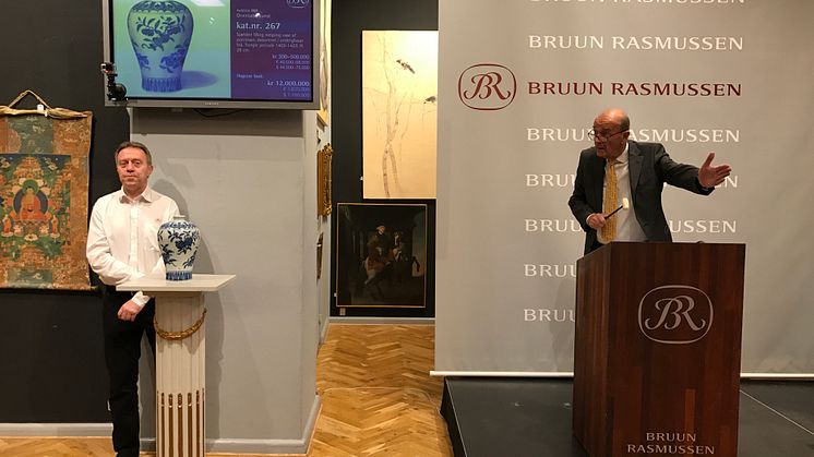 Jesper Bruun Rasmussen sells the rare Ming vase