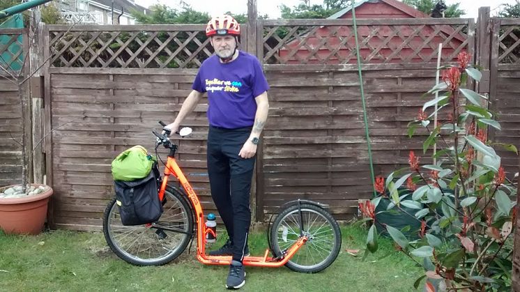 Local Hampshire resident to scoot 260 miles for stroke charity