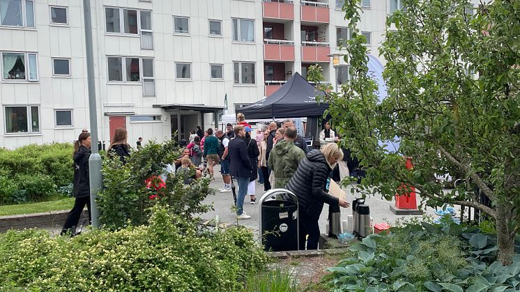 Gårdsträff för hyresgäster