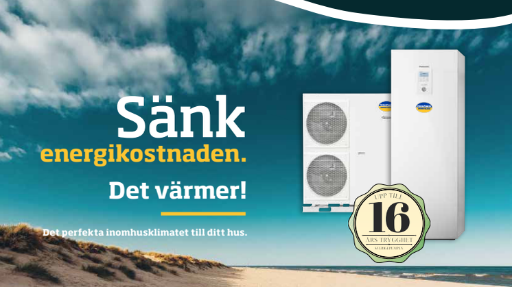 Sverigepumpens broschyr för luft/vattenvärmepumpar