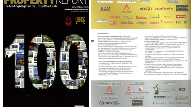 Evorich Flooring Featured on the 100th Issue of the Property Report Asia Magazine