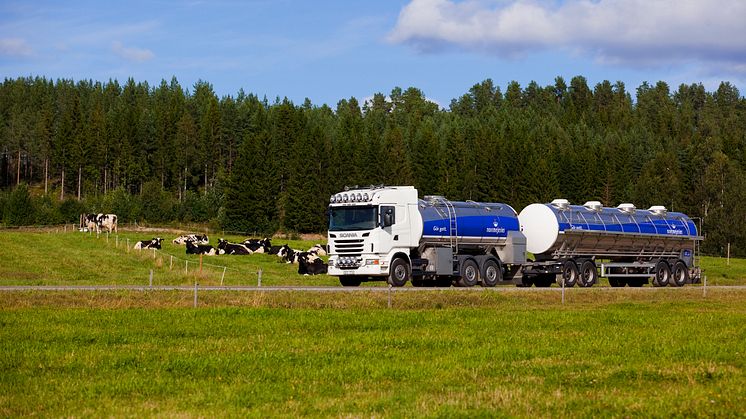 Mjölkbil från Norrmejerier