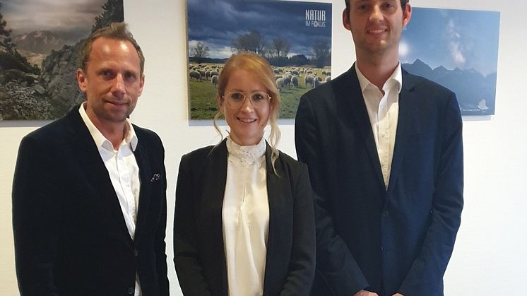 v.l.n.r.: Thorsten Glauber (Bayerischer Staatsminister für Umwelt und Verbraucherschutz), Andrea Belegante (BdS-Hauptgeschäftsführerin), Patrick Birnesser (BdS-Referent für Wirtschaft und Soziales)