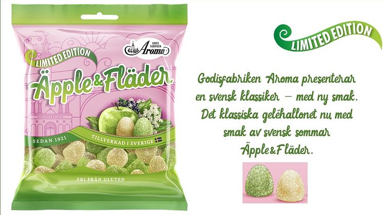 Sommarens smaker är Äpple & Fläder