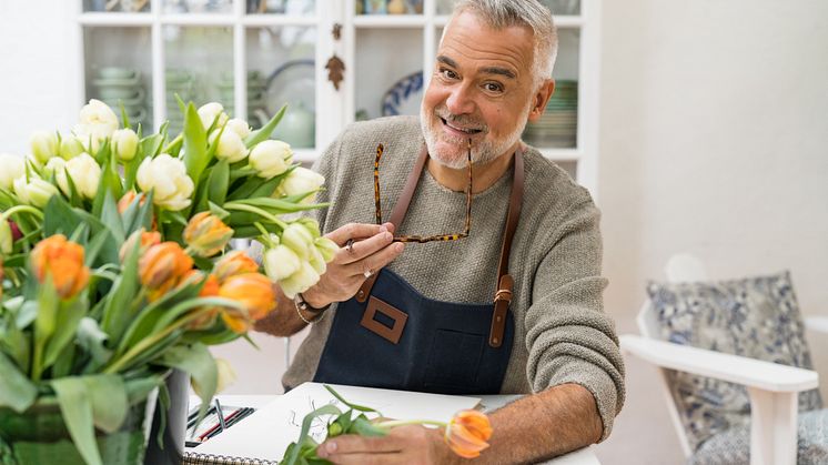 Jag saknar kramar och att träffa människor, berättat Ernst om sitt liv under pandemin. Foto: Cecilia Möller Kirchsteiger