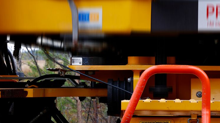 Hyttfjädring på Volvo hjullastare