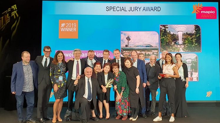 Jewel Changi Airport accorded Special Jury Award at MAPIC Awards 2019