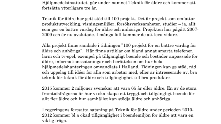 100 bra idéer för äldre och anhöriga – ny tidning