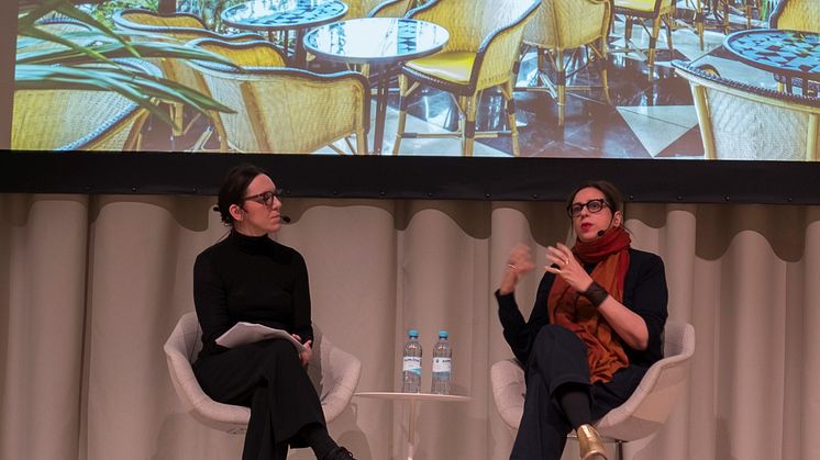 Hanna Nova Beatrice och India Mahdavi,  Stockholm Design & Architecture Talks 2018    