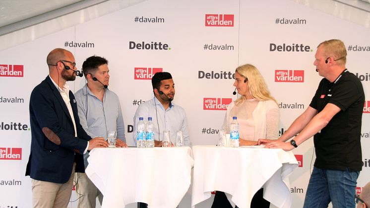 Fredrik Oscarson, Mobiento/Deloitte Digital, Per Mosseby,  SKL, Alok Alström, Uber, Ann Hellenius, Stockholms stad