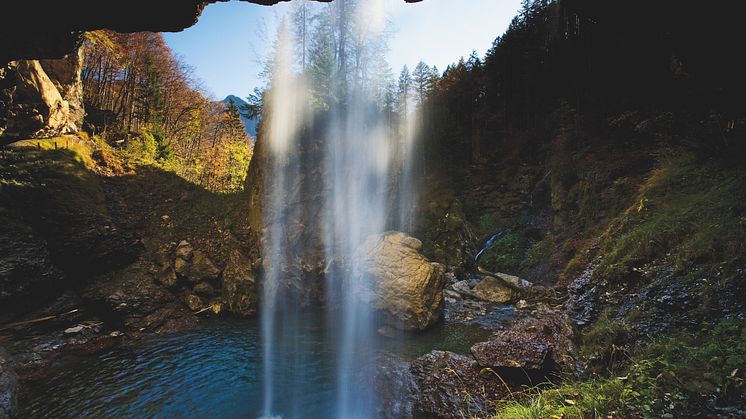 Berglistüber – einer der schönsten Wasserfälle der Schweiz (Ostschweiz / Liechtenstein)
