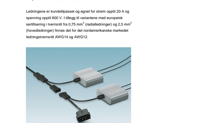 AC-tilkobling for kompakte vekselrettere