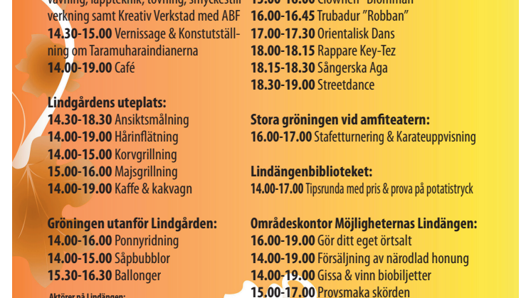Hela Lindängen är inbjuden till skördefest!