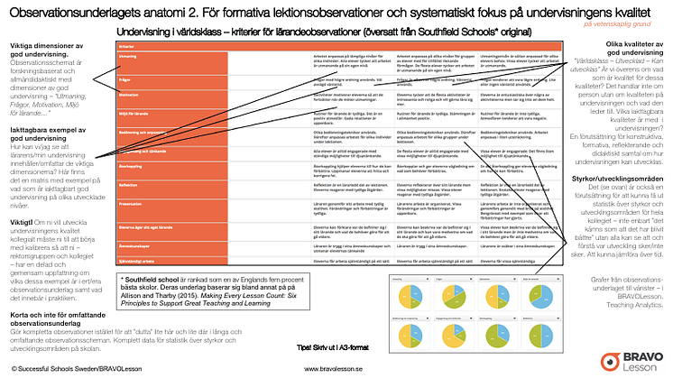 Observationsunderlagets anatomi – grunderna för skolledare