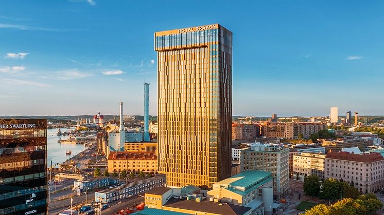 Nybyggda hotell Draken mitt i centrala Göteborg.