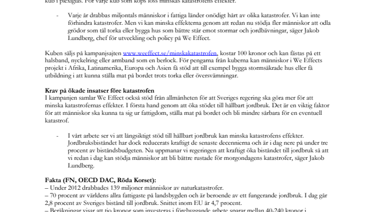 Köp loss en bit katastrof – i julklapp 