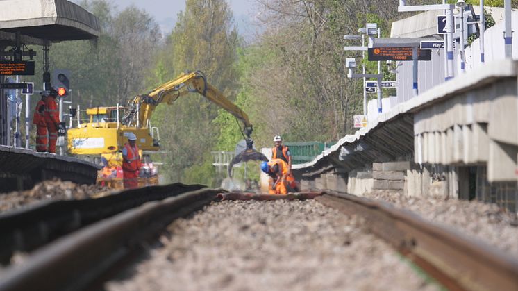 Track improvement work will reduce train services in and out of King's Cross this weekend