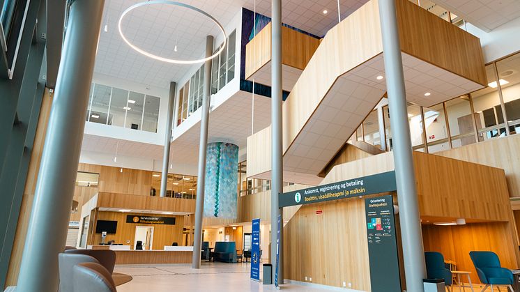 Hammerfest sykehus - resepsjonen