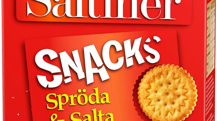 Saltiner lanserar kexigt snacks