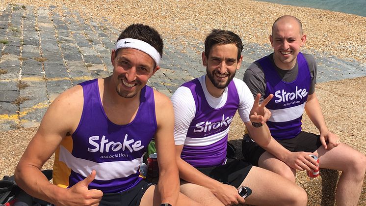 ​Brothers tackle 133 miles for the Stroke Association