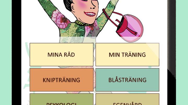 Tät II-app stående