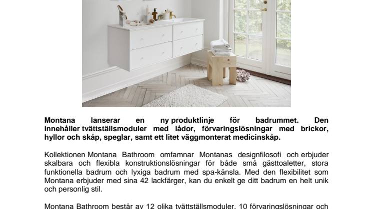 Montana Bathroom - nu med ännu starkare personlighet