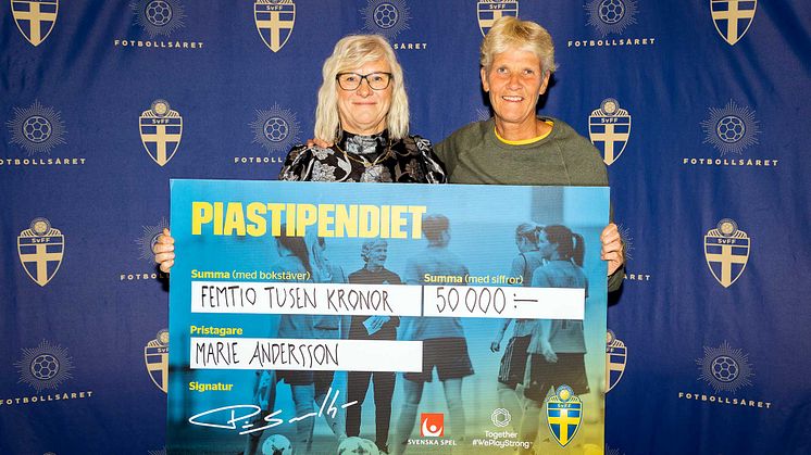 Marie Andersson nionde Piastipendiaten!