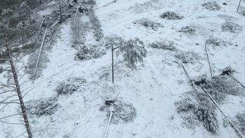 Omfattande insatser i Klippan efter stormen Malik