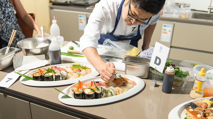 Endspurt beim kreativen Original-Sushi