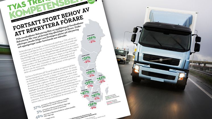 "Det finns företag inom branschen som tvingas sälja av lastbilar för att de helt enkelt inte hitta någon att sätta bakom ratten..."