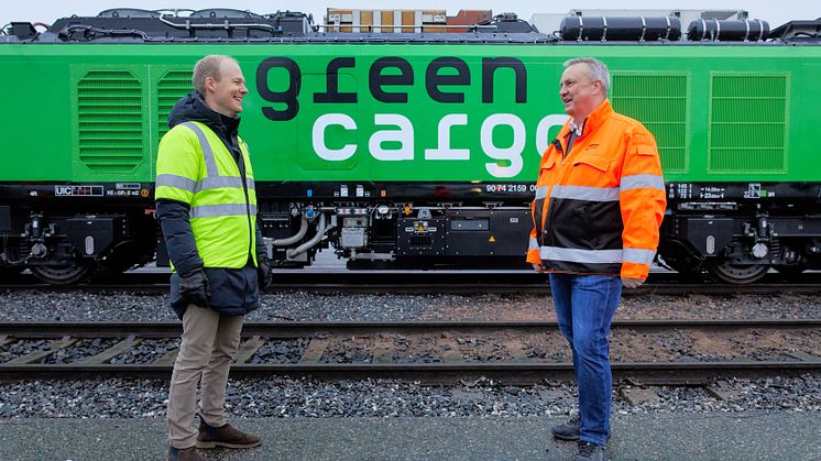 Godsdirektör på Bane NOR, Oskar Stenstrøm & Bengt Fors VD Green Cargo Norge MBR-201209-00544