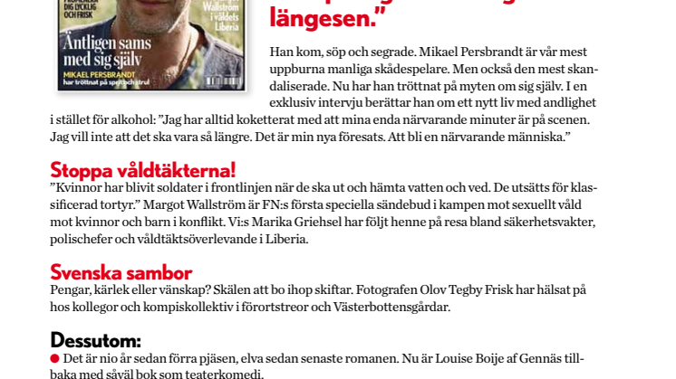 ”Namnet Mikael Persbrandt har sprungit ifrån mig för längesen.”