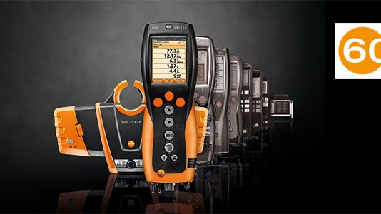 Testo firar 60-årsjubileum med unika rökgasmätare