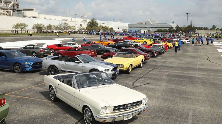 Ford Mustang nummer 10 millioner 2018