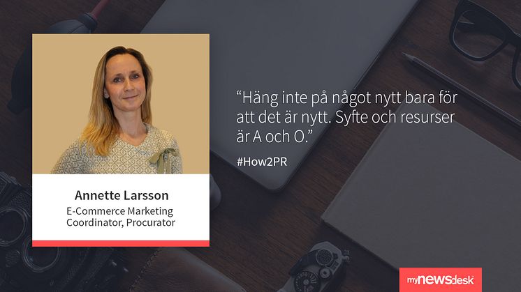 #How2PR: "Syfte och resurser är A och O"