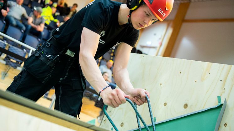 3:a Lucas Svensson från Bromangymnasiet i Hudiksvall
