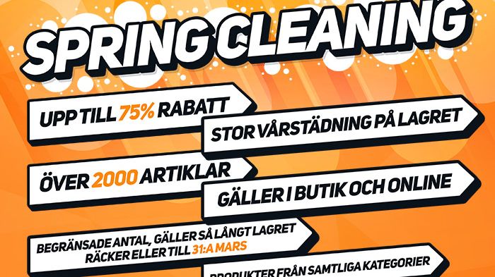 Webhallens Spring Cleaning, största utförsäljningen i företagets historia!