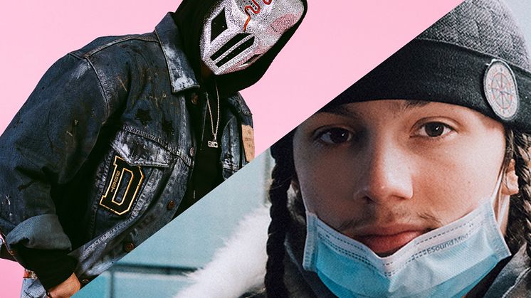 SAMARBETE. ​Den maskerade multitalangen och instrumentalisten Sickick samarbetar med svenska succérapparen Greekazo