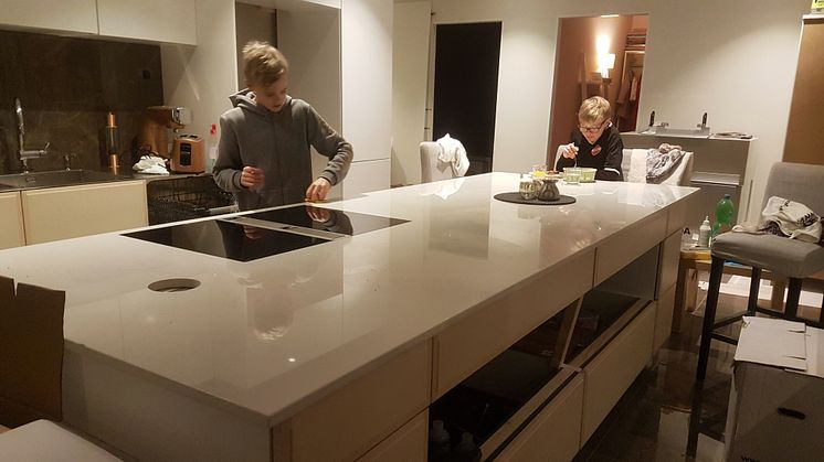 Inflyttning:  Köket på Sveriges modernaste eko-hus