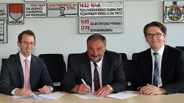 Konzessionsunterzeichung Waldthurn
