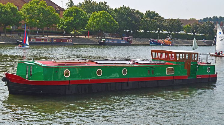 Hi-res image - Fischer Panda UK - Fischer Panda UK previously supplied an electric drive system for another Elton Moss boat - the eco-friendly boat Tulak
