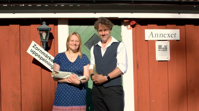 Zornmärkesuppspelning 2015 på Korröfestivalen - Jonathan och Victoria Dyer belönas vid Zornmärkesuppspelningarna 