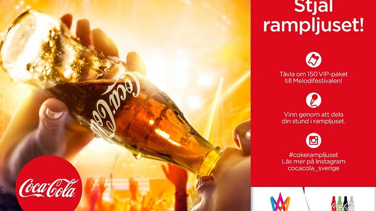 Coca-Cola i Sverige ny huvudsponsor för Melodifestivalen