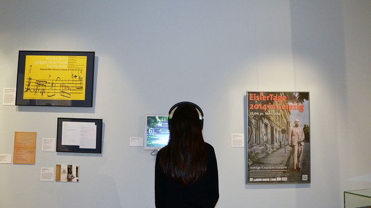 Ausstellung zum 125. Geburtstag des Komponisten Hanns Eisler