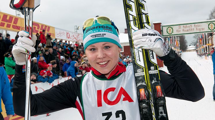 Julia Svan, trea i TjejVasan 2013