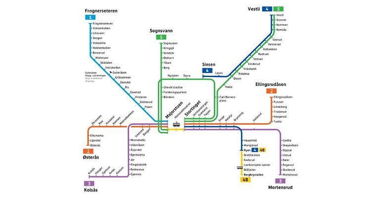 Kollektivtrafikken i påsken